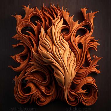 3D model flaming (STL)